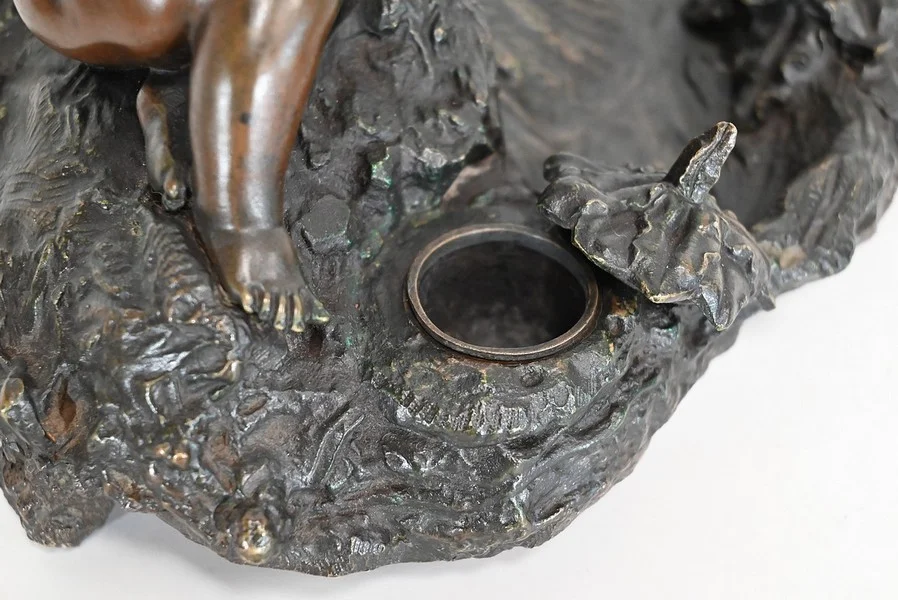 BRONZE-TINTENFASS