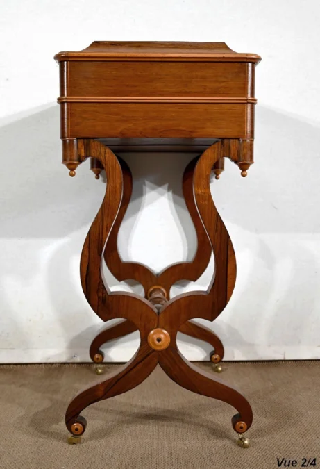 CHARLES X PERIOD DRESSING TABLE with WRITING SLOPE