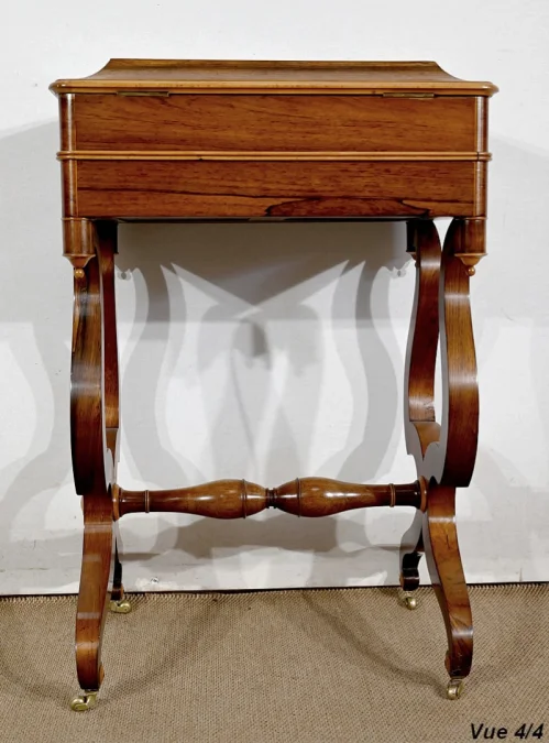 CHARLES X PERIOD DRESSING TABLE with WRITING SLOPE