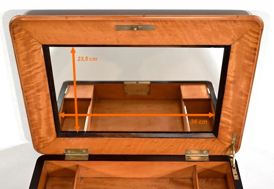 CHARLES X PERIOD DRESSING TABLE with WRITING SLOPE