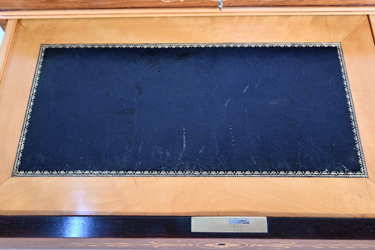 Petite Coiffeuse Ecritoire en Palissandre de Rio, époque Charles X – Début XIXe