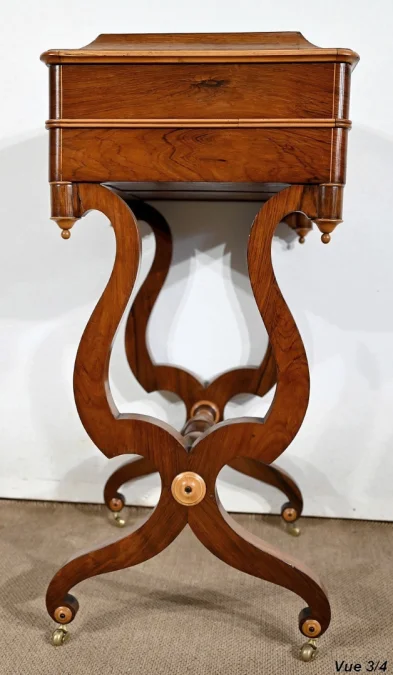CHARLES X PERIOD DRESSING TABLE with WRITING SLOPE