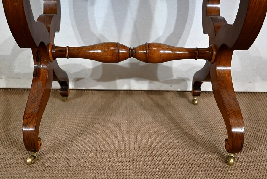 CHARLES X PERIOD DRESSING TABLE with WRITING SLOPE