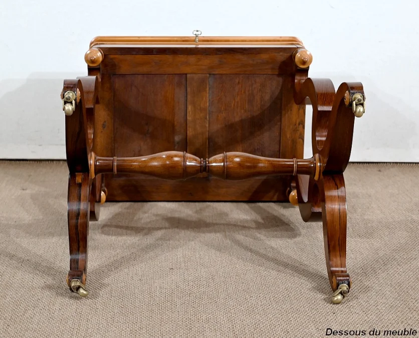 CHARLES X PERIOD DRESSING TABLE with WRITING SLOPE