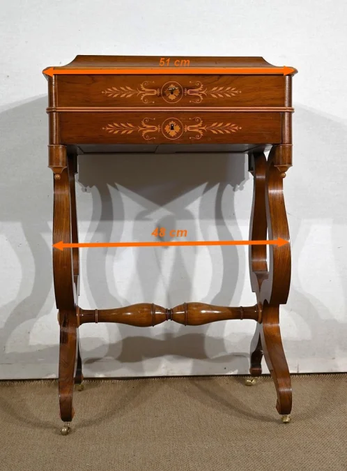 CHARLES X PERIOD DRESSING TABLE with WRITING SLOPE