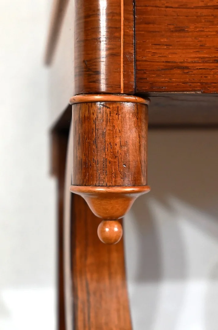 Petite Coiffeuse Ecritoire en Palissandre de Rio, époque Charles X – Début XIXe