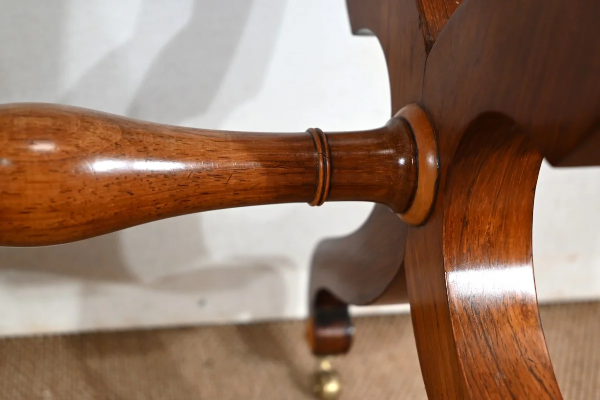 Petite Coiffeuse Ecritoire en Palissandre de Rio, époque Charles X – Début XIXe