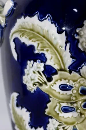 Important Vase en Faïence, Faïencerie de Fives Lille - Début XXe