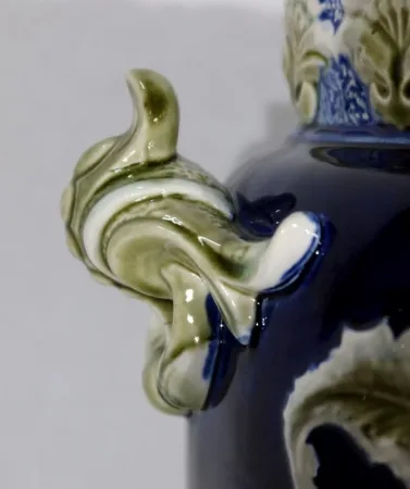 Important Vase en Faïence, Faïencerie de Fives Lille - Début XXe
