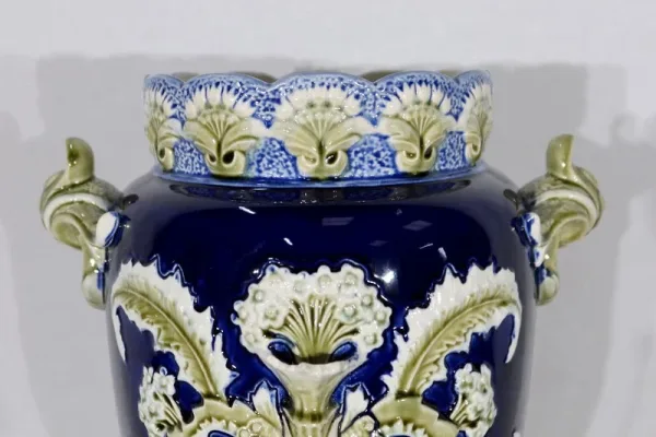 Important Vase en Faïence, Faïencerie de Fives Lille - Début XXe