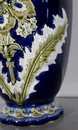 Important Vase en Faïence, Faïencerie de Fives Lille - Début XXe