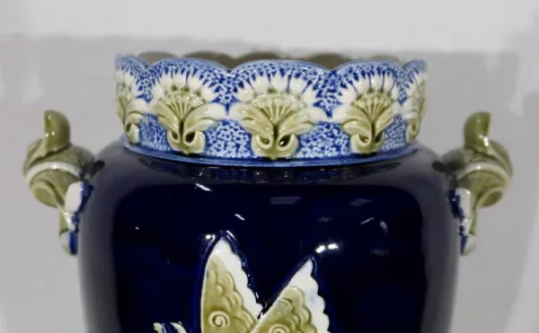 Important Vase en Faïence, Faïencerie de Fives Lille - Début XXe