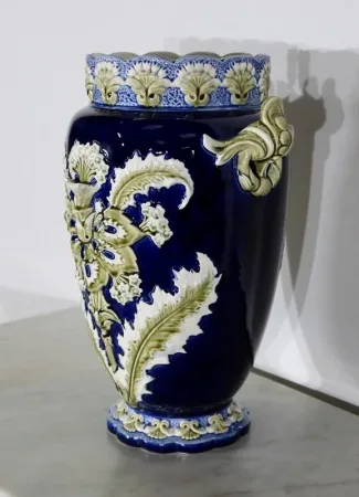 Important Vase en Faïence, Faïencerie de Fives Lille - Début XXe