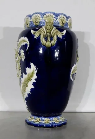 Important Vase en Faïence, Faïencerie de Fives Lille - Début XXe