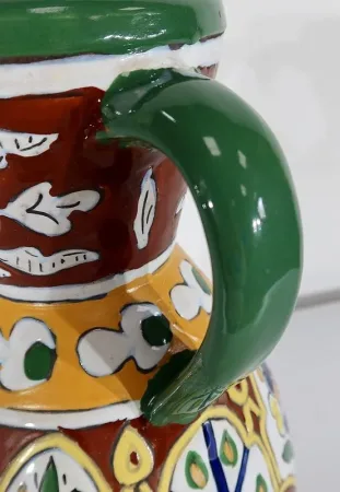 Vase Polychrome en Faïence émaillée, Nabeul – 1920