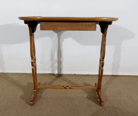 Table de Service volante, en Chêne massif – 1900