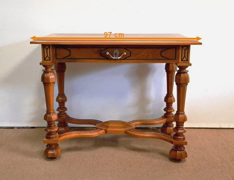 Table en Noyer massif, goût Louis XIV – Fin XIXe