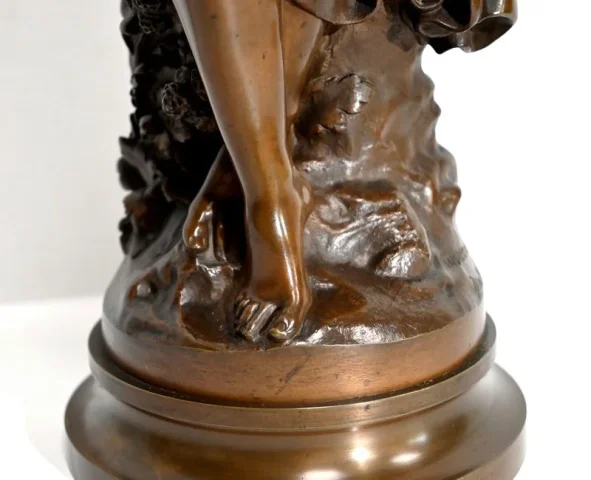 Important Bronze « Nu pudique », M. Moreau – Milieu XIXe