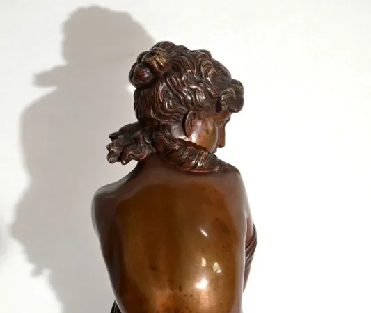 Important Bronze « Nu pudique », M. Moreau – Milieu XIXe