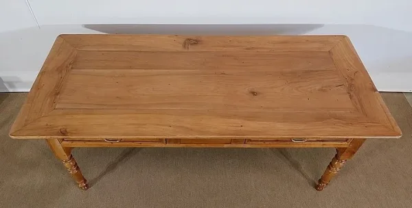 Table de Ferme en Merisier massif – 2ème moitié du XIXe
