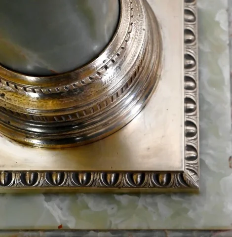 ONYX AND BRONZE COLUMN