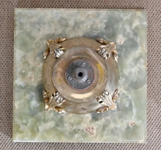 ONYX AND BRONZE COLUMN