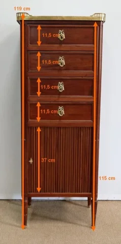 LOUIS XVI STYLE CHIFFONNIERE TABLE