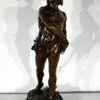 Important Bronze "Le Départ", signé V. Tournier - 2ème moitié XIXe
