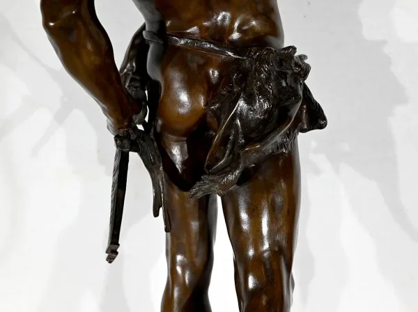 Important Bronze "Le Départ", signé V. Tournier - 2ème moitié XIXe