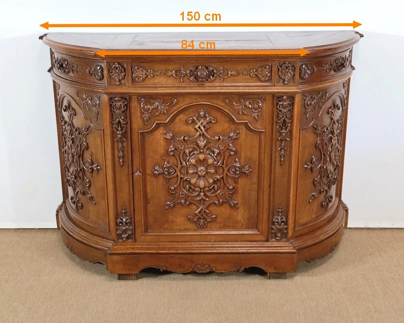 Buffet de Propriété en Chêne, style Louis-Philippe - Fin XIXe