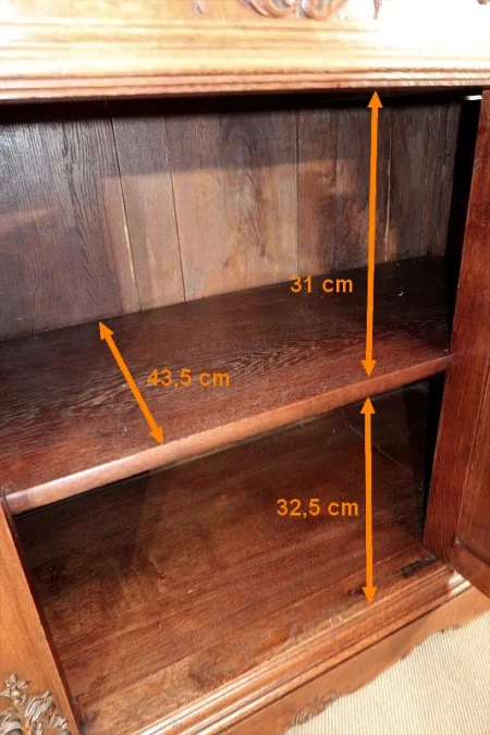 Buffet de Propriété en Chêne, style Louis-Philippe - Fin XIXe