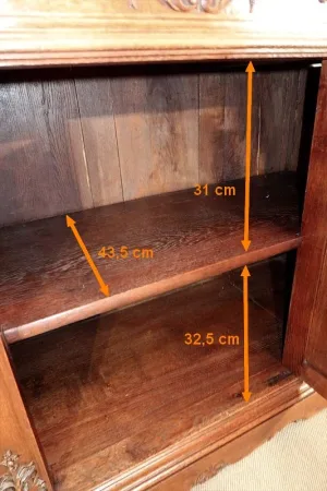 Buffet de Propriété en Chêne, style Louis-Philippe - Fin XIXe