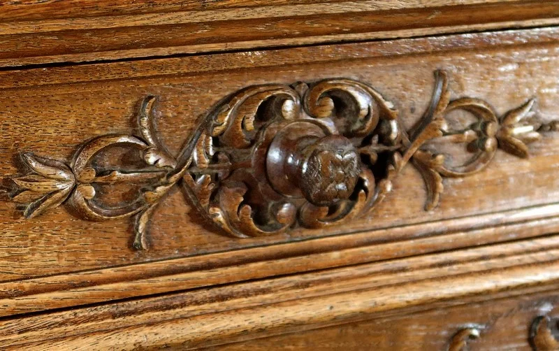 Buffet de Propriété en Chêne, style Louis-Philippe - Fin XIXe