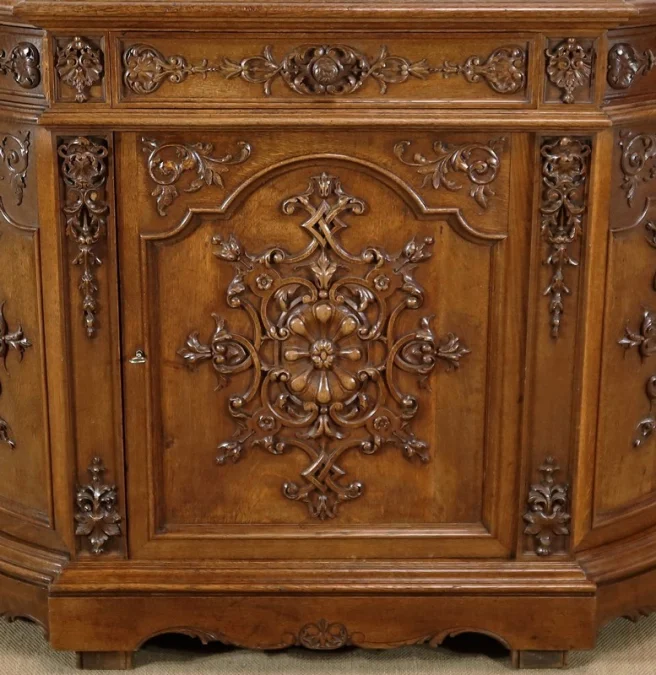 Buffet de Propriété en Chêne, style Louis-Philippe - Fin XIXe
