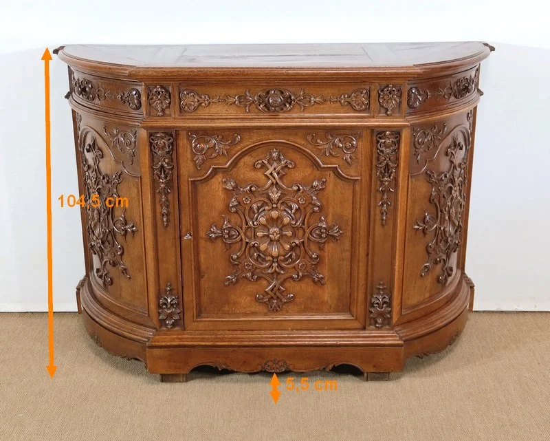 Buffet de Propriété en Chêne, style Louis-Philippe - Fin XIXe