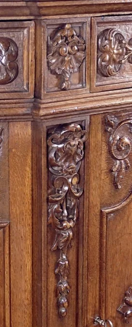 Buffet de Propriété en Chêne, style Louis-Philippe - Fin XIXe