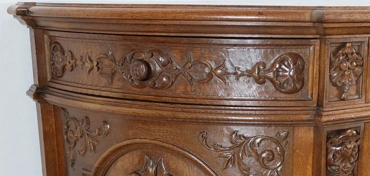 Buffet de Propriété en Chêne, style Louis-Philippe - Fin XIXe