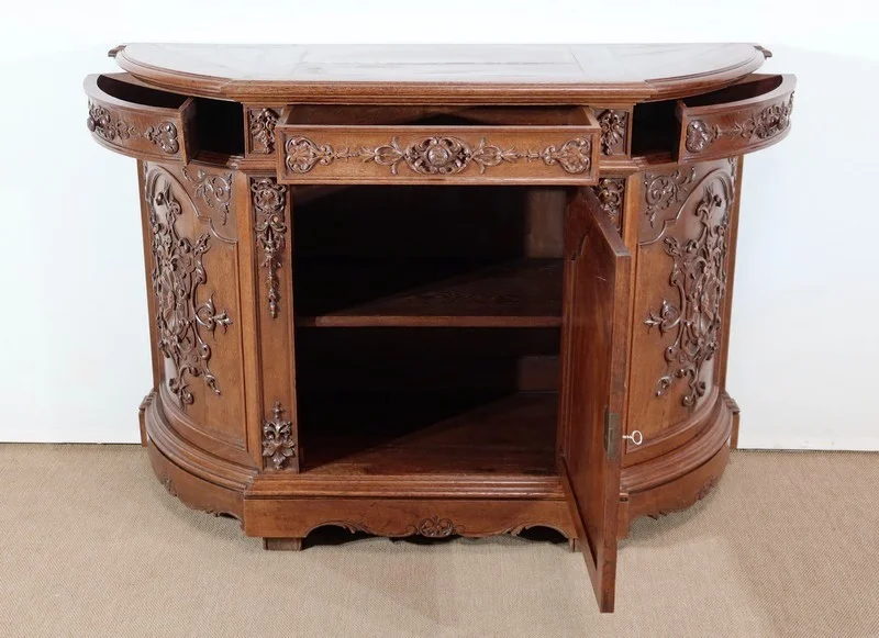 Buffet de Propriété en Chêne, style Louis-Philippe - Fin XIXe