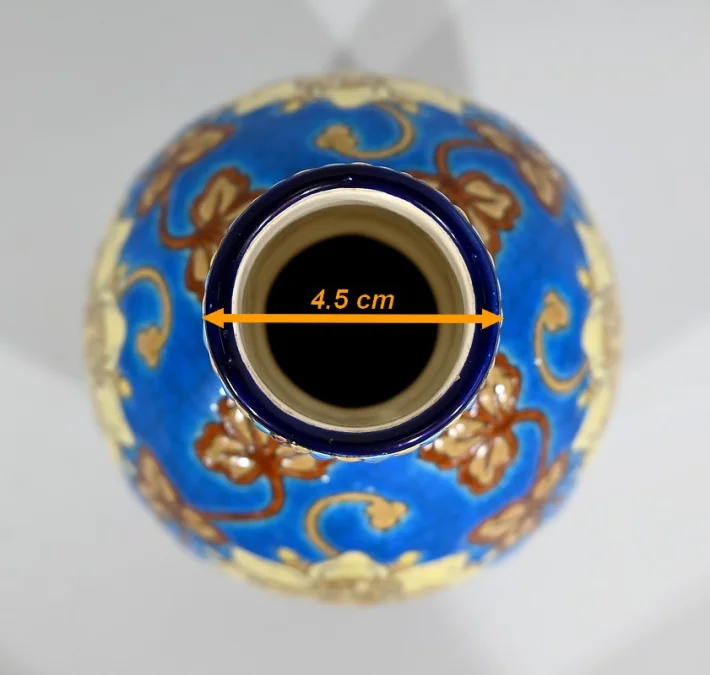 LANGE EMAILLE-VASE