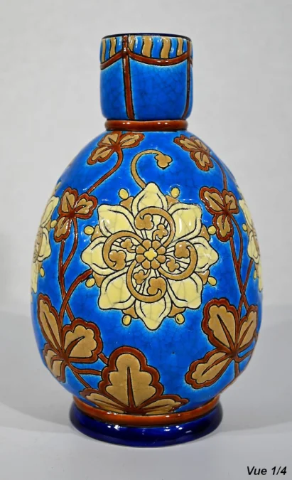 LANGE EMAILLE-VASE
