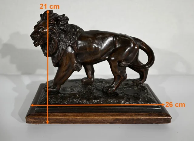 SPELTER LION по E. DEELABRIERRE
