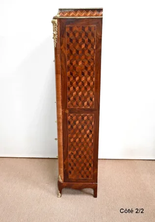 Secrétaire Semainier en Bois Précieux, style Louis XV, époque Napoléon III – Milieu XIXe