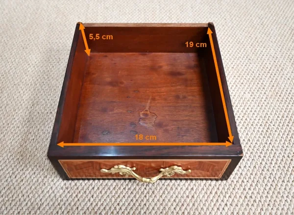 Secrétaire Semainier en Bois Précieux, style Louis XV, époque Napoléon III – Milieu XIXe