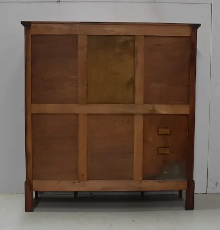 Bibliothèque en Merisier et Acajou, style Louis XVI - Début XXe