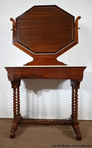 Petite Coiffeuse en Acajou, époque Louis-Philippe – 1ère partie du XIXe