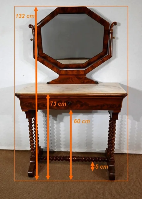 LOUIS PHILIPPE PERIODE KLEDINGTAFEL