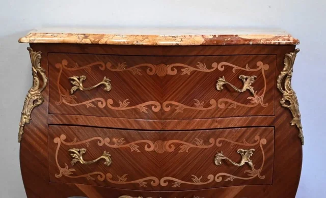 FRENCH TRANSITION STYLE CHEST OF DRAWERS
