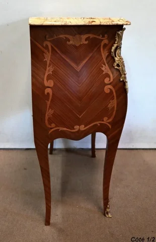 FRENCH TRANSITION STYLE CHEST OF DRAWERS