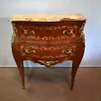 Commode Sauteuse en Acajou, style Transition Louis XIV / Louis XV – Début XXe
