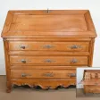 Commode Secrétaire en Merisier massif, style Louis XV – Début XIXe